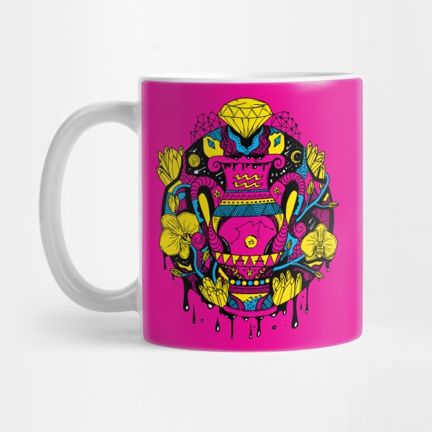 CMYK Mystic Aquarius Vase by kenallouis